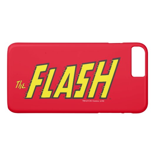 Het geel van de Logo van de Flits Case-Mate iPhone Case (Achterkant (Horizontaal))