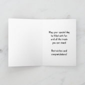 Het "geest-Tacular Huwelijk van Halloween!" - Kaart (Binnen)