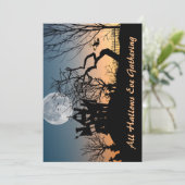 Het Geestenhuis Feestje Kaart (Staand voorkant)