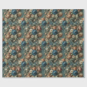 Het gefluister dat het mes slijpte - Barokke Flo Cadeaupapier (Vlak)