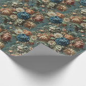 Het gefluister dat het mes slijpte - Barokke Flo Cadeaupapier (Hoek)