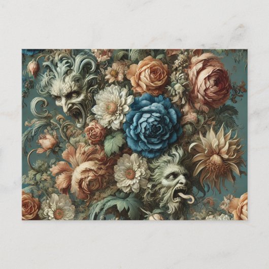 Het gefluister dat het mes slijpte - Gothic Feestdagenkaart (Voorkant)