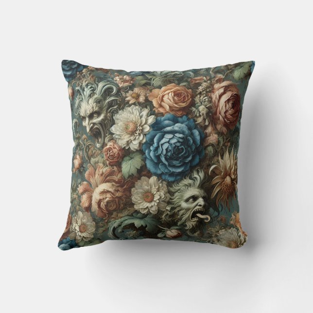 Het gefluister dat het mes slijpte - kussen (Achterkant)