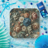 Het gefluister dat het mes slijpte - kussen papieren bordje (Feest)