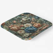 Het gefluister dat het mes slijpte - kussen papieren bordje (Gebogen)