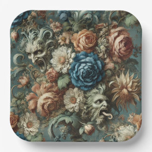 Het gefluister dat het mes slijpte - kussen papieren bordje