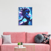 Het gefluister van Azure Grove Canvas Afdruk (Insitu (Woonkamer))