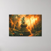 Het gefluister van Bali Canvas Afdruk (Voorkant)