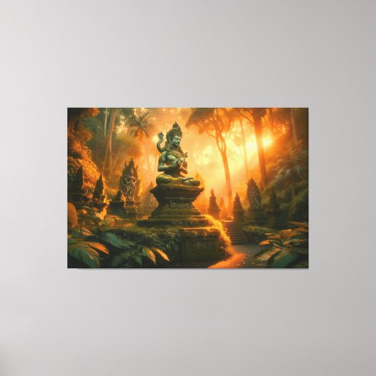 Het gefluister van Bali Canvas Afdruk (Voorkant)