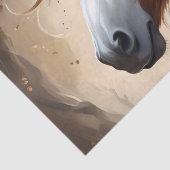 Het gefluister van de Bruine en Witte Fantasy Eenh Tissuepapier (Detail)