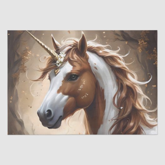 Het gefluister van de Bruine en Witte Fantasy Eenh Tissuepapier (Voorkant)