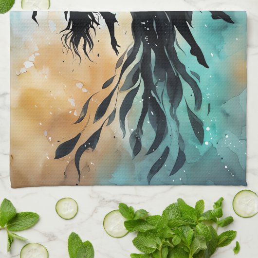 Het gefluister van de ether theedoek (Gevouwen)