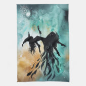 Het gefluister van de ether theedoek (Verticaal)