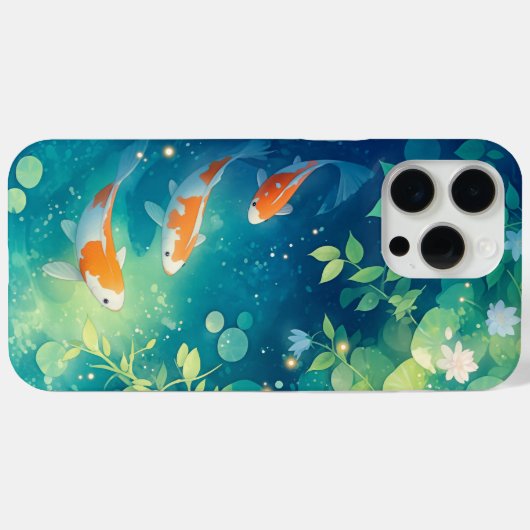 Het gefluister van de Koi Pond Case-Mate iPhone Case (Achterkant (horizontaal))