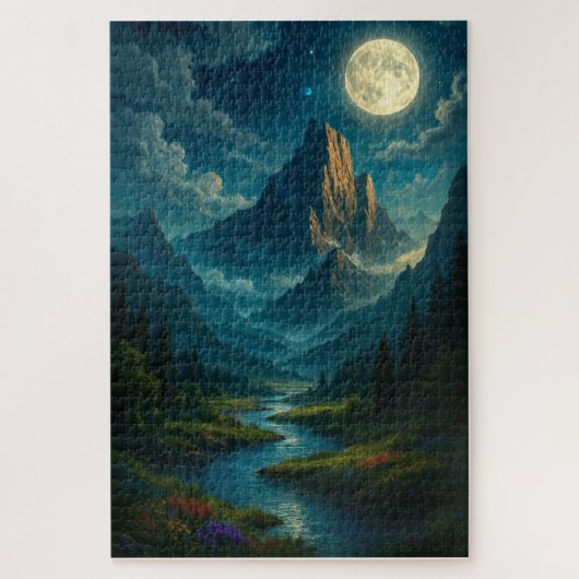 Het gefluister van de Moonlight Vale Puzzle Legpuzzel (Verticaal)