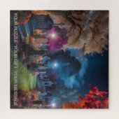 Het gefluister van de Moonlit Graveyard Legpuzzel (Horizontaal)