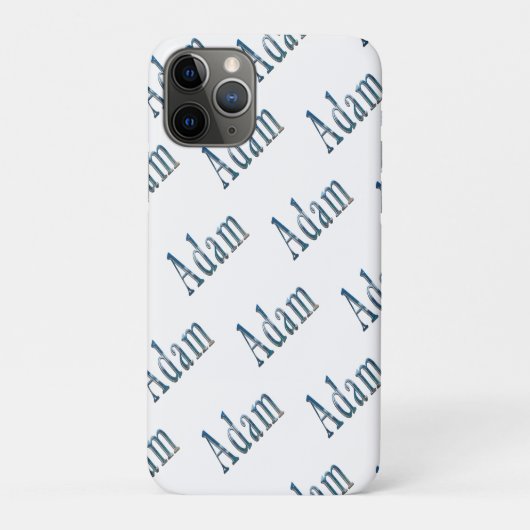 Het gefluister van de oceaan: de naam is Adam Case-Mate iPhone Case (Achterkant)