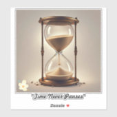 "Het gefluister van de tijd" Sticker (Vel)