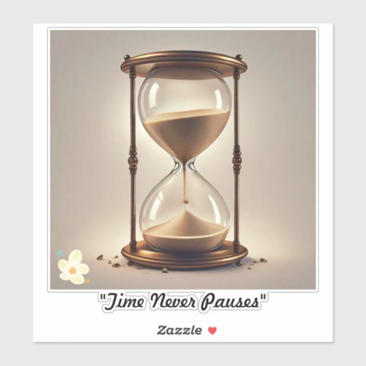 "Het gefluister van de tijd" Sticker (Vel)