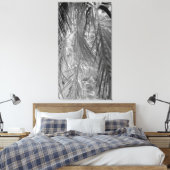 Het gefluister van de tropen canvas afdruk (Insitu (Slaapkamer))