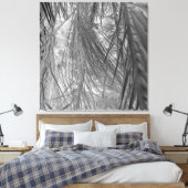 Het gefluister van de tropen canvas afdruk (Insitu (Slaapkamer))