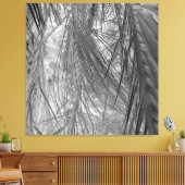 Het gefluister van de tropen canvas afdruk (Insitu (Woonkamer))