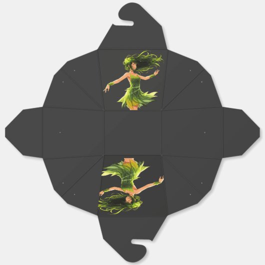 Het gefluister van de wind bedankdoosjes (Ongevouwen)