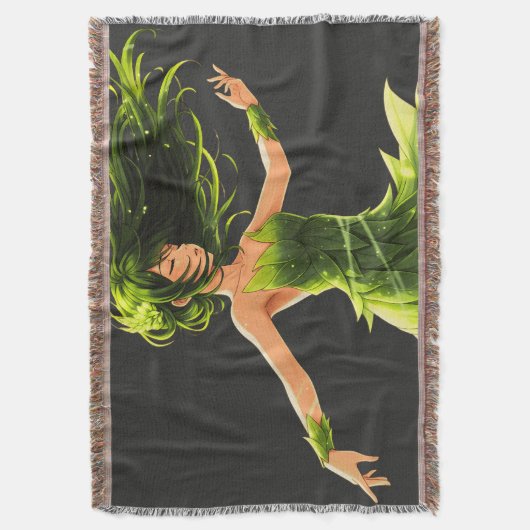 Het gefluister van de wind deken (Voorkant Verticaal)