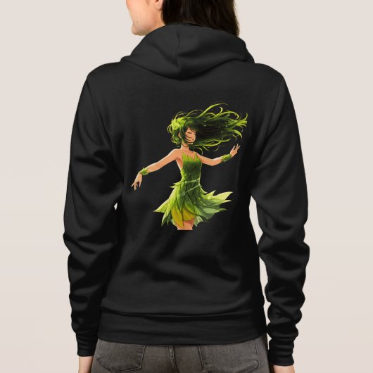 Het gefluister van de wind hoodie (Achterkant)