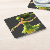 Het gefluister van de wind kartonnen onderzetters (Gebogen)