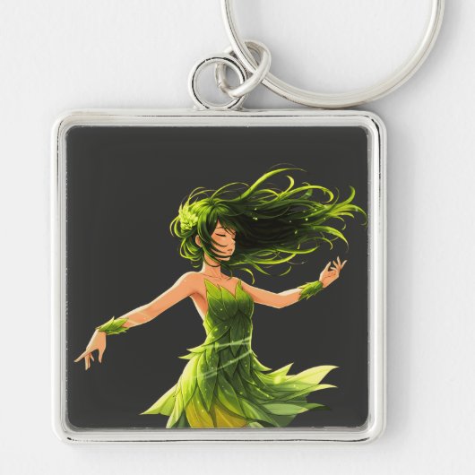 Het gefluister van de wind sleutelhanger (Voorkant)