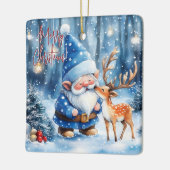 Het gefluister van de wintermagie keramisch ornament (Links)