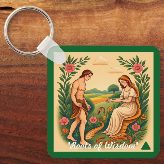 "Het gefluister van Eden" Sleutelhanger (Voorkant)