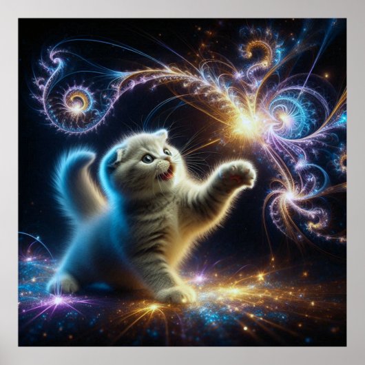 Het gefluister van een Coded Cosmos Poster (Voorkant)