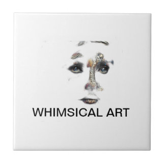 "Het gefluister van een hemelse muze" Tegeltje