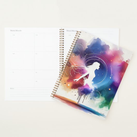 Het gefluister van een regenboogziel planner (Display)