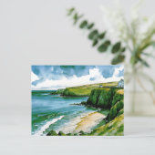 Het gefluister van het Keltische Zee Briefkaart (Staand voorkant)