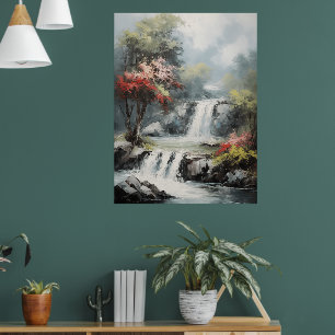 Het gefluister van het Waterval Poster