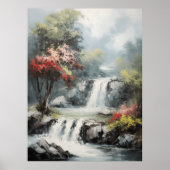 Het gefluister van het Waterval Poster (Voorkant)