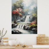 Het gefluister van het Waterval Poster (Keuken)