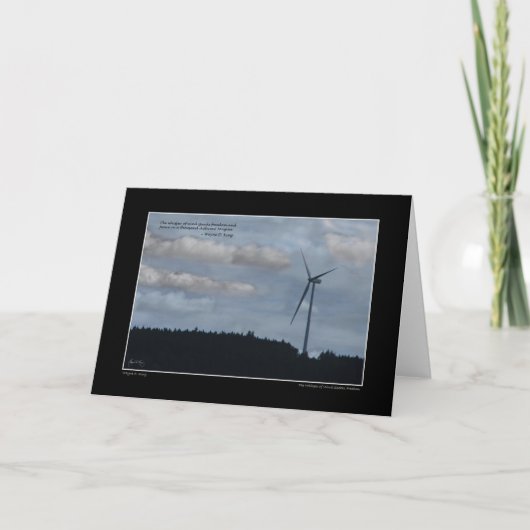 Het gefluister van het Wenskaart Kaart (Voorkant)