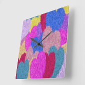 Het gefragmenteerde Abstracte schilderen van het h Vierkante Klok (Hoek)