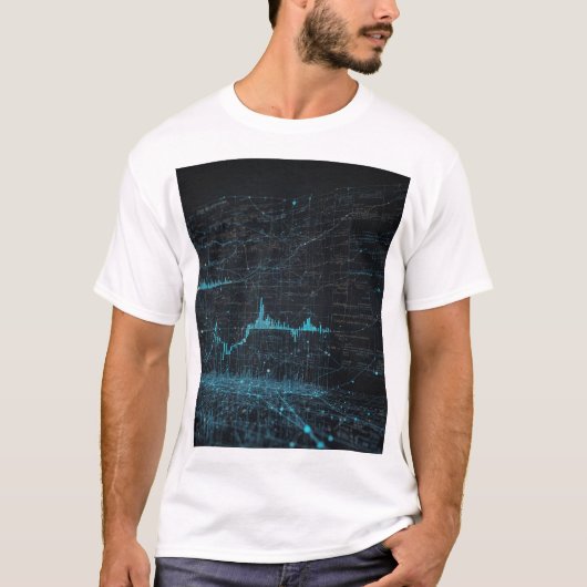 Het gegevenslandschap visualiseren t-shirt (Voorkant)
