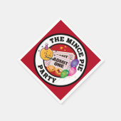 Het gehakt taartfeest servet (Hoek)