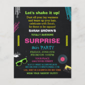 Het geheel Geweldige Uitnodiging van de Partij 80s (Voorkant)