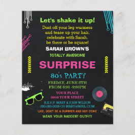 Het geheel Geweldige Uitnodiging van de Partij 80s
