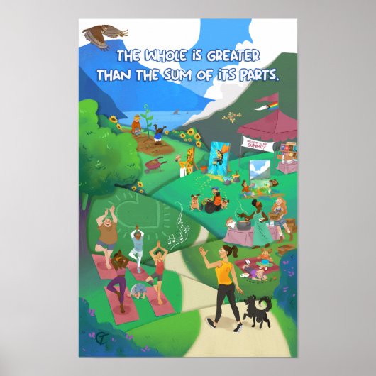 Het geheel is Greater X TARYN COZZY Poster (Voorkant)