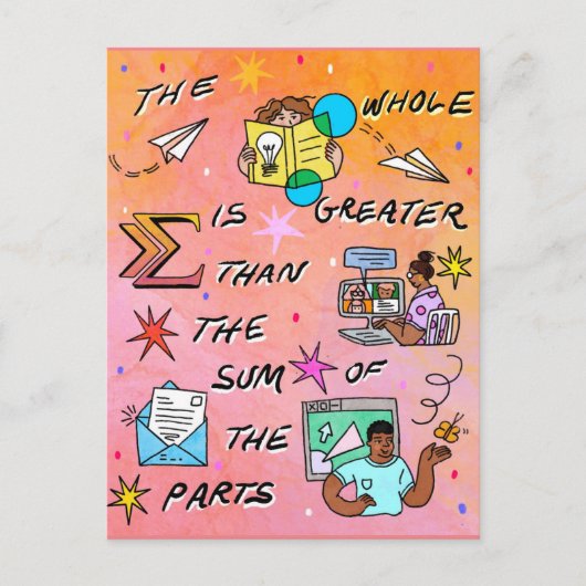 Het geheel is groter dan de som van de delen "22 briefkaart (Voorkant)
