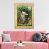 Het geheim, 1858 canvas afdruk (Insitu (Woonkamer))