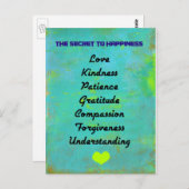 Het geheim aan het Ontwerp van de Typografie van Briefkaart (Voorkant / Achterkant)